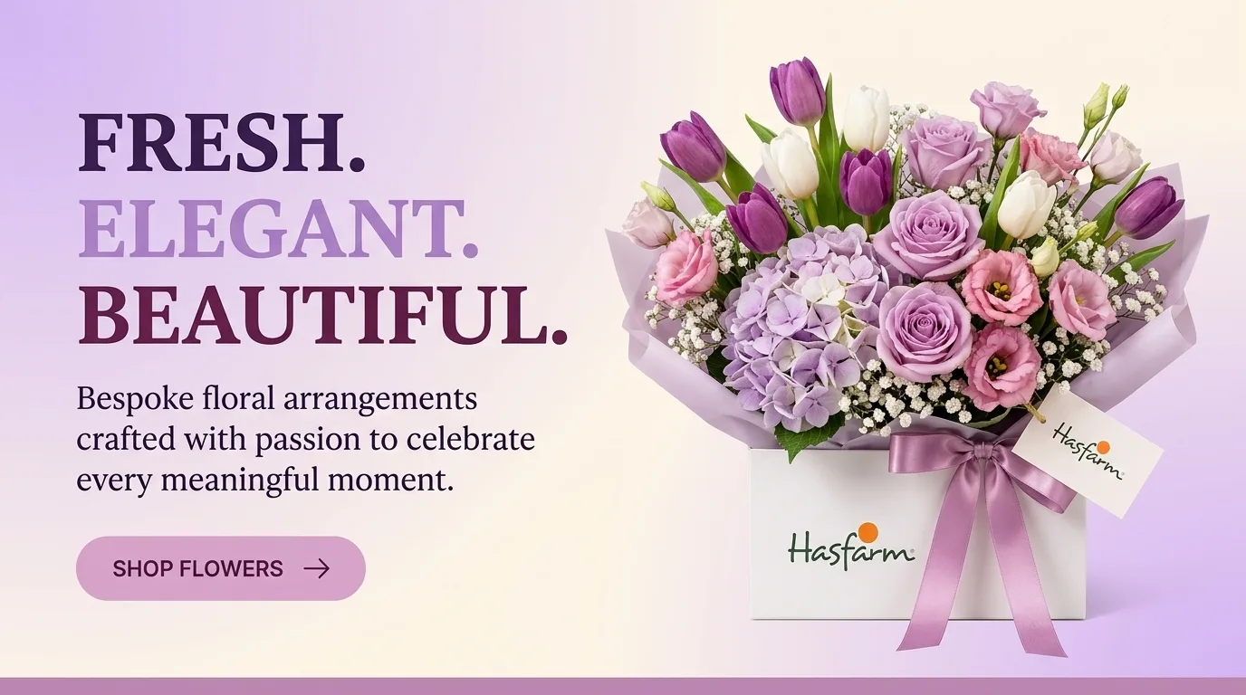 Nhanh Flower - Fresh Elegant Beautiful Lilac & Tulips