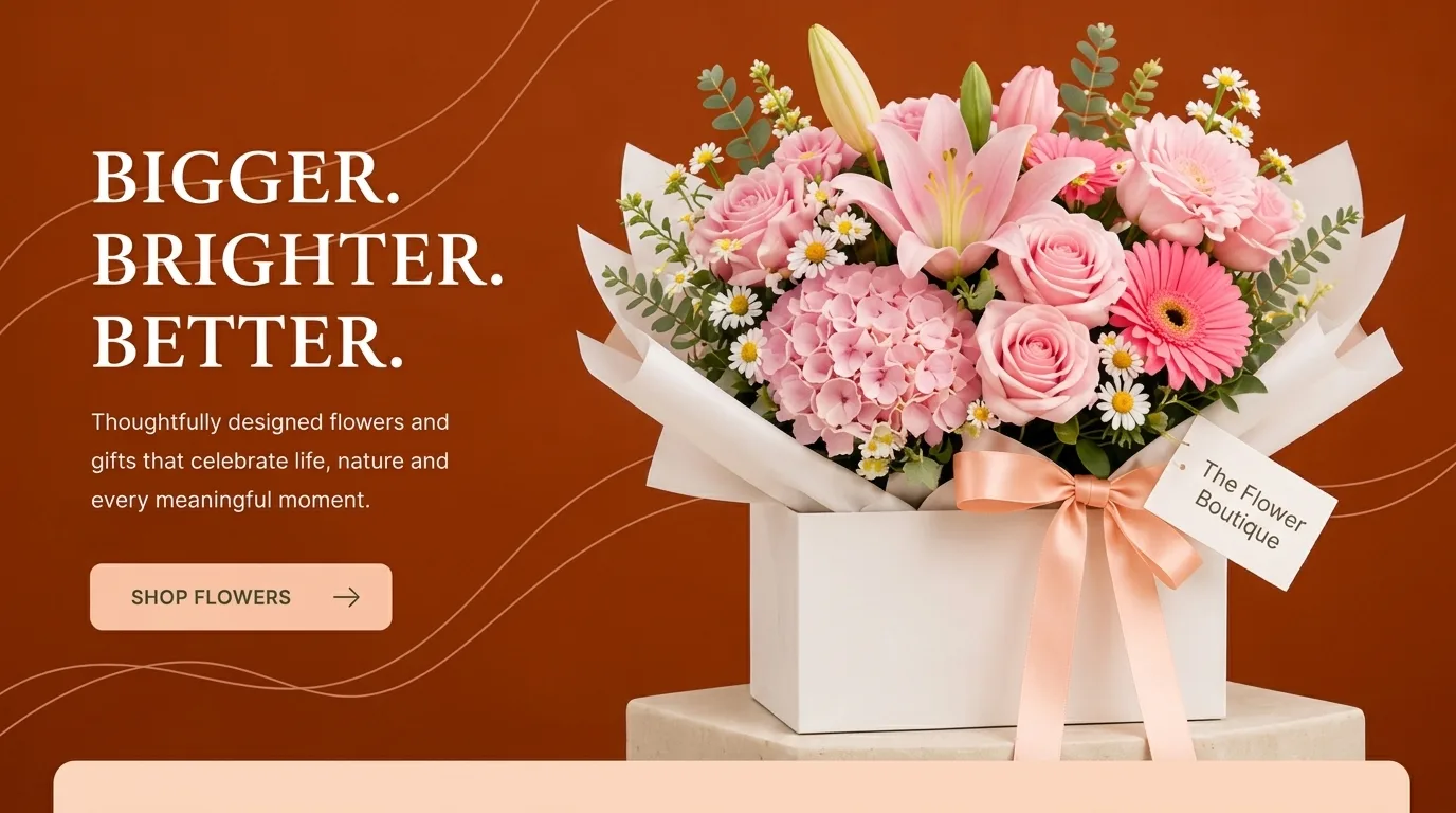 Nhanh Flower - Bigger Brighter Better Pink Flowers